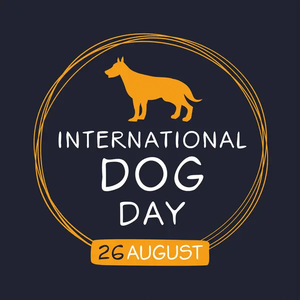 26 Ağustos 'ta düzenlenen Uluslararası Köpek Günü.