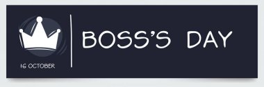 Bosss Günü, 16 Ekim 'de gerçekleşti.