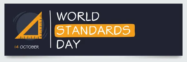 14 Ekim 'de düzenlenen Dünya Standartları Günü.