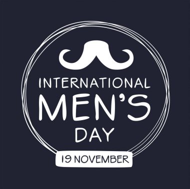 19 Kasım 'da düzenlenen Uluslararası Erkekler Günü.