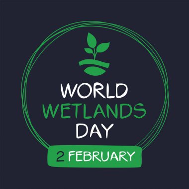 World Wetlands Day, held on 2 February. clipart