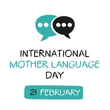 International Mother Language Day, held on 21 February. clipart