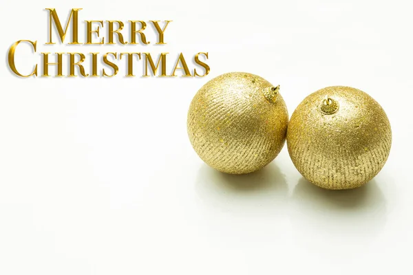 クリスマスの装飾やギフトボックスの背景 メリークリスマスを望む黄金の文字でテキスト — ストック写真
