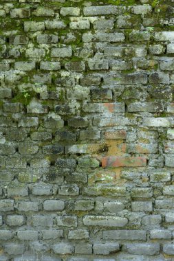 Eski ve tuğlalı duvar dokusu arkaplanı.