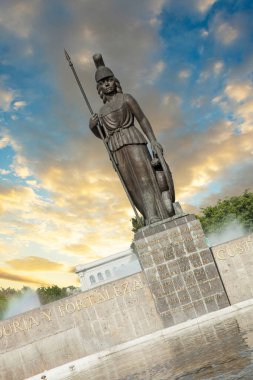 Minerva anıtı Gudalajara, Jalisco, Meksika 'ya girdi..