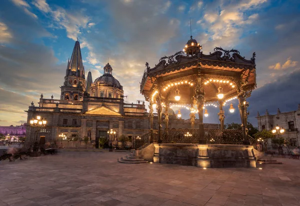 과달라하라 역사적인 중심지 할리스코 멕시코의 퍼레이드 그라운드 — 스톡 사진