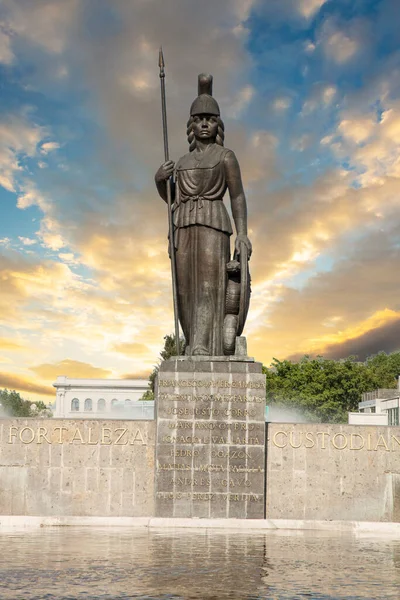 Είσοδος Του Μνημείου Minerva Στην Πόλη Gudalajara Jalisco Μεξικό — Φωτογραφία Αρχείου