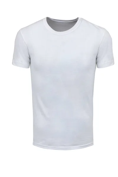 Shirt Tissu Dans Différents Styles Modèles Isolés Sur Fond Blanc — Photo