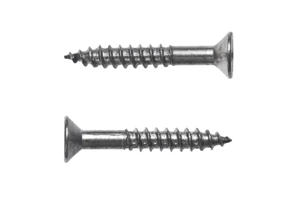 Close Pair Assorted Screws — Stock Photo, Image
