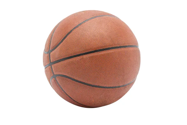 Beyaz Zemin Üzerinde Basketbol Topu — Stok fotoğraf