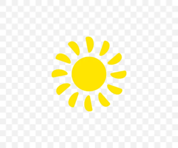 Sun Rays Sunny Sunbeam Sunshine Sunlight Graphic Design Solar Planet — Stock Vector