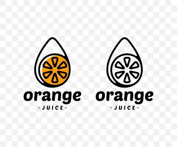 Помаранчевий Апельсиновий Сік Апельсин Краплі Графічний Дизайн Фрукти Напої Їжа — стоковий вектор