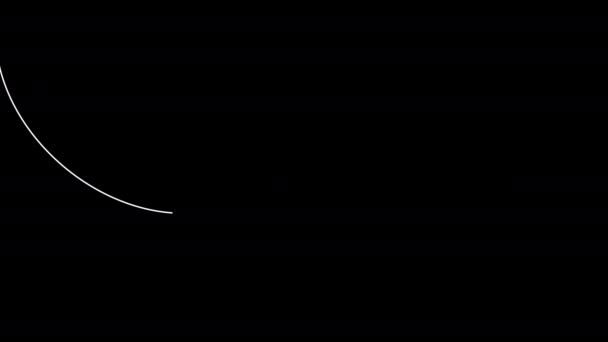 Непрерывный Рисунок Одной Линии Паука Сидит Дизайне Веб Движения Однолинейная — стоковое видео