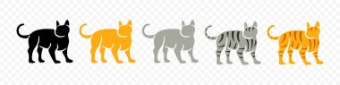 Kedi, kedi ve kedi, felino gibi, grafik tasarım. Hayvan ve hayvan, veteriner ve evcil hayvan dükkanı, vektör tasarımı ve illüstrasyon