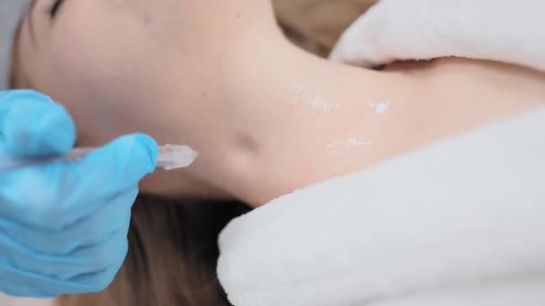 Cosmetic Procedure Gas Liquid Peeling Rejuvenation Regeneration Skin Using Jet — Vídeos de Stock