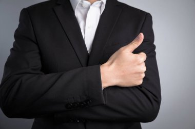 İşadamı iyi bir jest yapıyor.