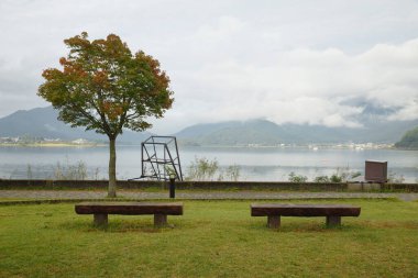 Yamanashi Japonya 'da manzara