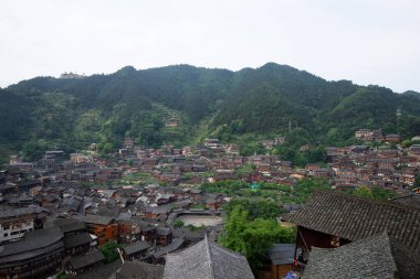 Guizhou Çin 'de bin Miao köyü