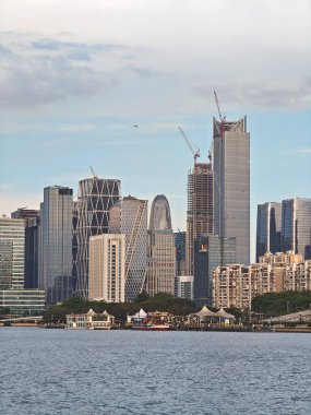 Guangzhou Çin 'in modern şehri..