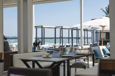 Huahin Tayland 'da güzel bir restoran.