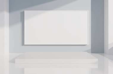 3B görüntüleme sergi odası arkaplanı