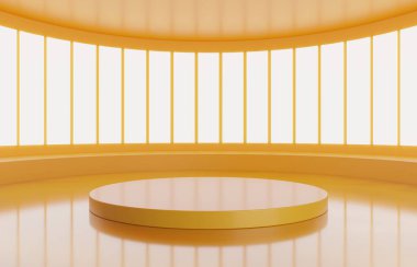 Basit ürün arkaplanı 3B biçimlendiriliyor