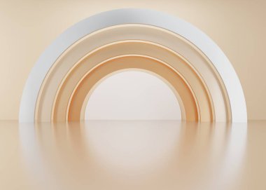 Basit ürün arkaplanı 3B biçimlendiriliyor