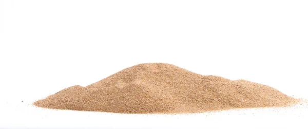 Пустынный Песок Кучи Дюна Изолированный Белый Фон Gold White Штраф — стоковое фото
