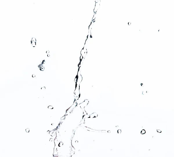 Forma Gota Forma Respingos Água Queda Água Ataque Tubo Linha — Fotografia de Stock