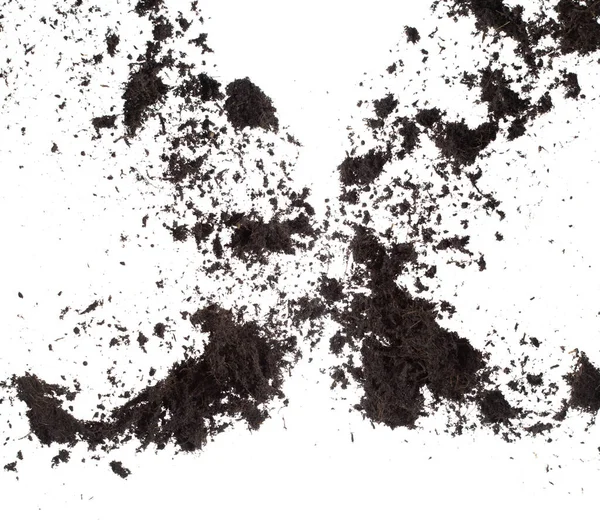 Zwarte Bemesting Bodem Klaar Planten Goede Organische Bodems Met Wortel — Stockfoto