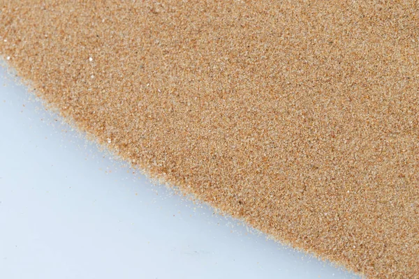 Tamanho Pequeno Pilha Areia Fina Voadora Grão Dourado Como Vidro — Fotografia de Stock