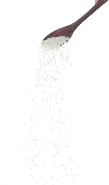 Giapponese Caduta Riso Grano Bianco Piange Versando Nuvole Astratte Volare — Foto Stock