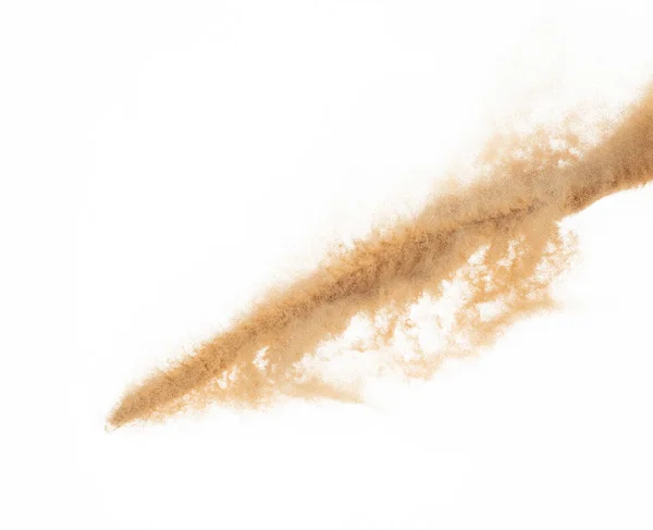 Pieni Koko Hieno Hiekka Lentävät Räjähdys Golden Viljan Aalto Räjähtää — kuvapankkivalokuva