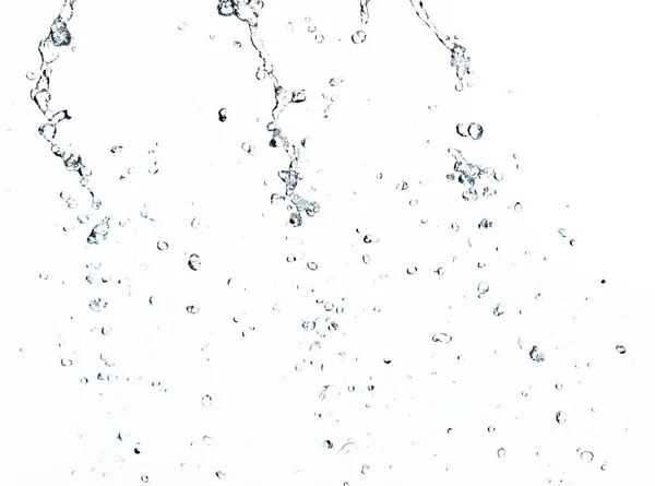 Форма Образует Каплю Воды Брызги Капельной Водопроводной Трубе Атаки Трепещут — стоковое фото