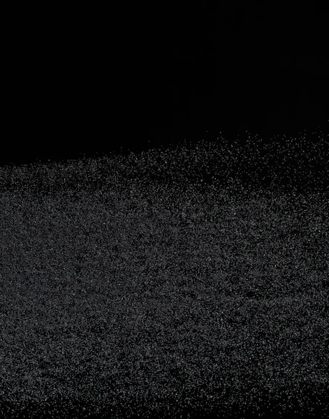Million Black Sand Explosion Photo Image Falling Sands Flying Freeze — Photo
