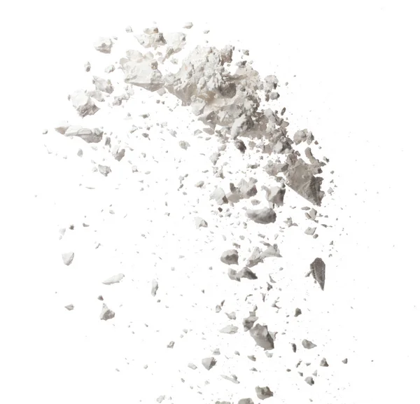 Tapioca Starch Explosion Flying White Powder Tapioca Starch Wave Floating — Stock fotografie