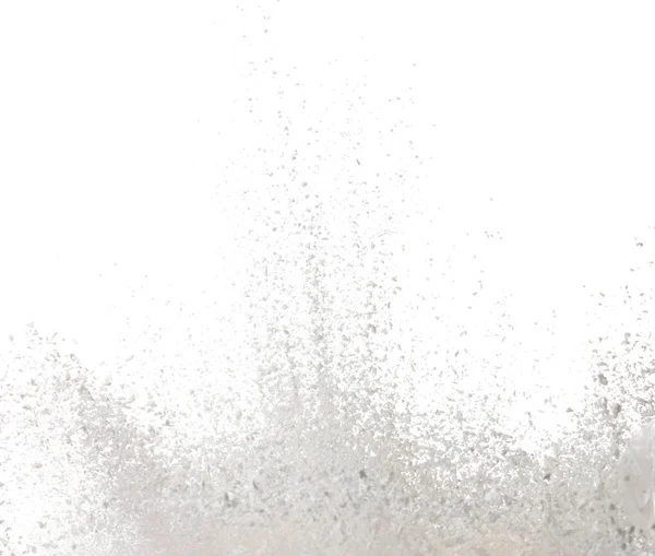Tapioca Starch Explosion Flying White Powder Tapioca Starch Wave Floating — Stock Photo, Image