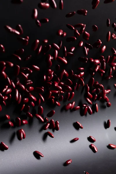 Red Bean Flying Explosion Red Grain Beans Explode Abstract Cloud —  Fotos de Stock