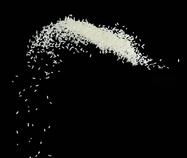 Japonez Orez Explozie Zbor Cereale Albe Orez Exploda Nori Abstracte — Fotografie, imagine de stoc