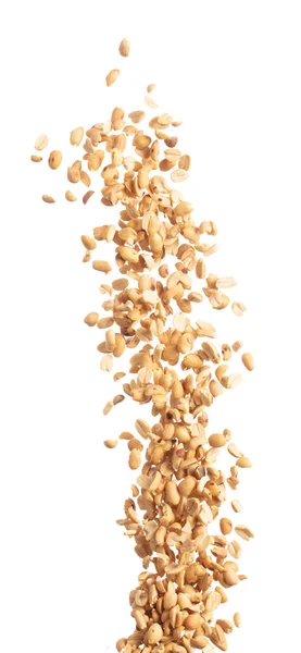 Roasted Peanut Bean Fly Explosion Group Roasted Peanut Bean Float — Stockfoto
