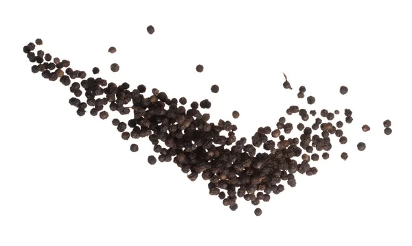 Black Pepper Seeds Fly Explosion Black Pepper Float Explode Abstract — Foto de Stock