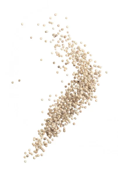 White Pepper Seeds Fly Explosion White Pepper Float Explode Abstract — Photo
