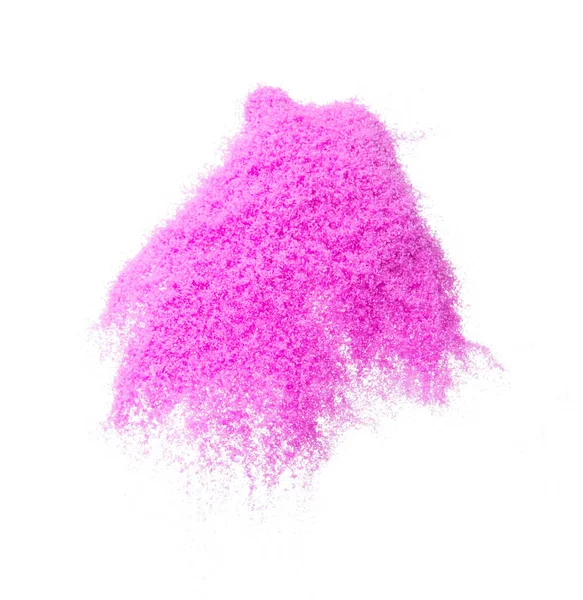 Explosão Voadora Areia Roxa Tamanho Pequeno Ondas Grãos Areias Violetas — Fotografia de Stock