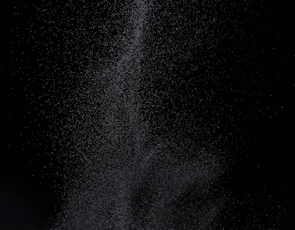 Millionen Von Schwarzem Sand Explodieren Fotobilder Fallender Sande Fliegen Freeze — Stockfoto