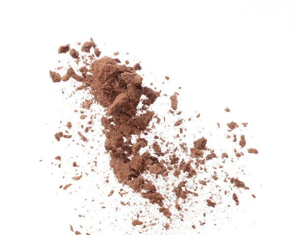 Kakaopulver Fallen Die Luft Kakaopulver Explodiert Kakaopulver Chocolate Chip Crunch — Stockfoto