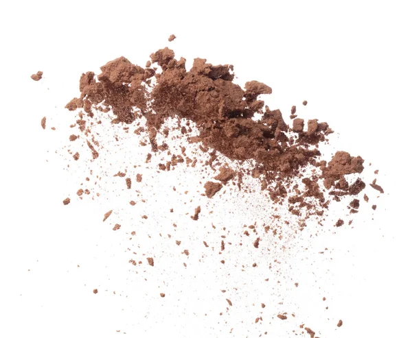 Cocoa 가루는 공중으로 날아가고 Cocoa 가루는 폭발을 일으킨다 파우더 초콜릿 — 스톡 사진