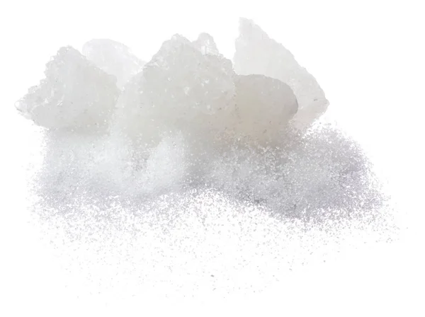 Rock Sugar Mix Rafinovaný Prach Moucha Exploze Bílý Krystal Rock — Stock fotografie