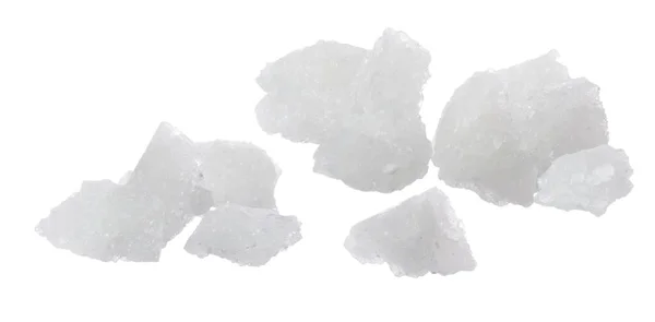 Kaya Şekeri Uçan Patlama Beyaz Kristal Şeker Soyut Bulut Yüzen — Stok fotoğraf