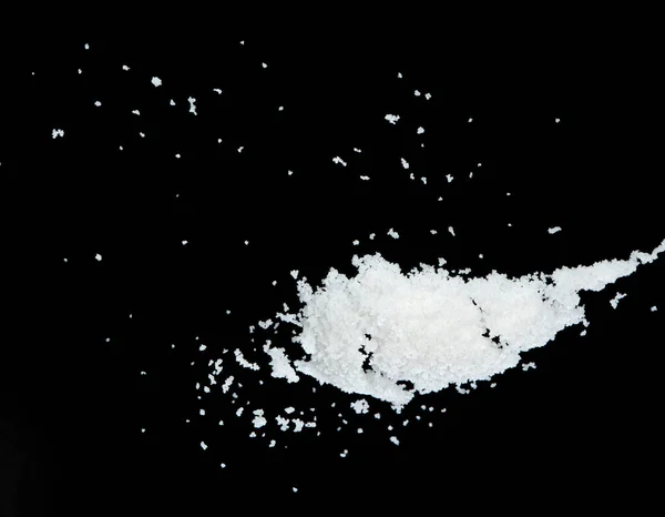 Tuz Patlaması Kristal Beyaz Tahıl Tuzu Soyut Bulut Sineği Patlaması — Stok fotoğraf