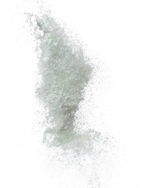 Šplouchání Práškového Prášku Vzduchu Prášek Čisticího Prostředku Vznáší Vzduchu Detergent — Stock fotografie